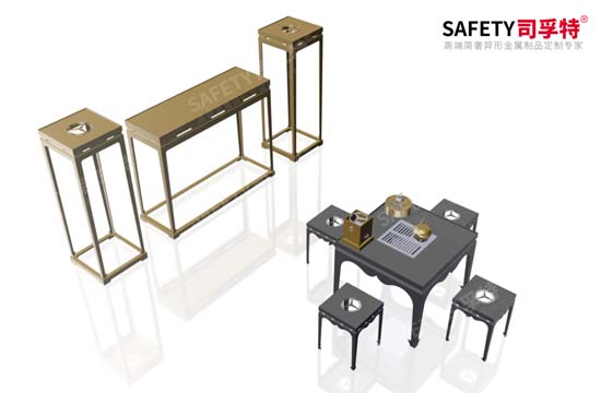 圍爐煮茶 | 感受人間煙火氣，消防安全莫大意。[炭火爐|鋼圍爐|精制鋼圍爐茶桌]