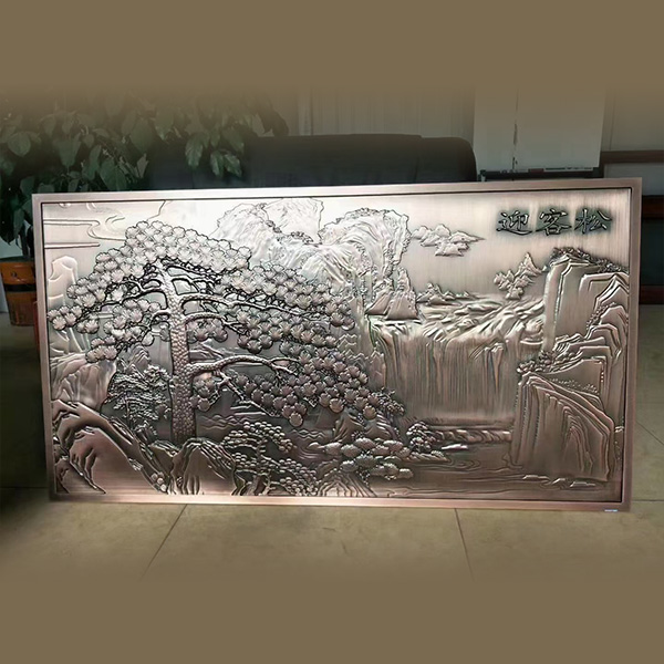 輕奢鋁板浮雕3D立體畫(huà)(圖1)