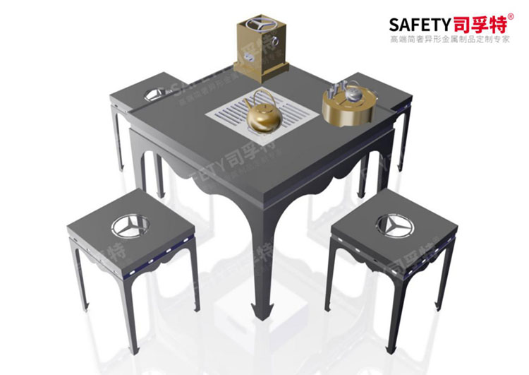 從“火塘烤茶”到“圍爐煮茶”，傳承中華茶文化 [精制鋼圍爐茶桌|炭火爐](圖9)