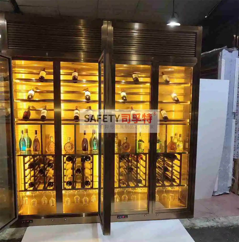 不銹鋼酒柜款式多樣，美觀時尚，經(jīng)久耐用(圖3)