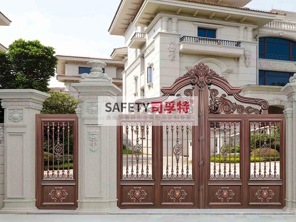 別墅大門用什么材質(zhì)好？[別墅銅門，鋁藝別墅大門](圖6)