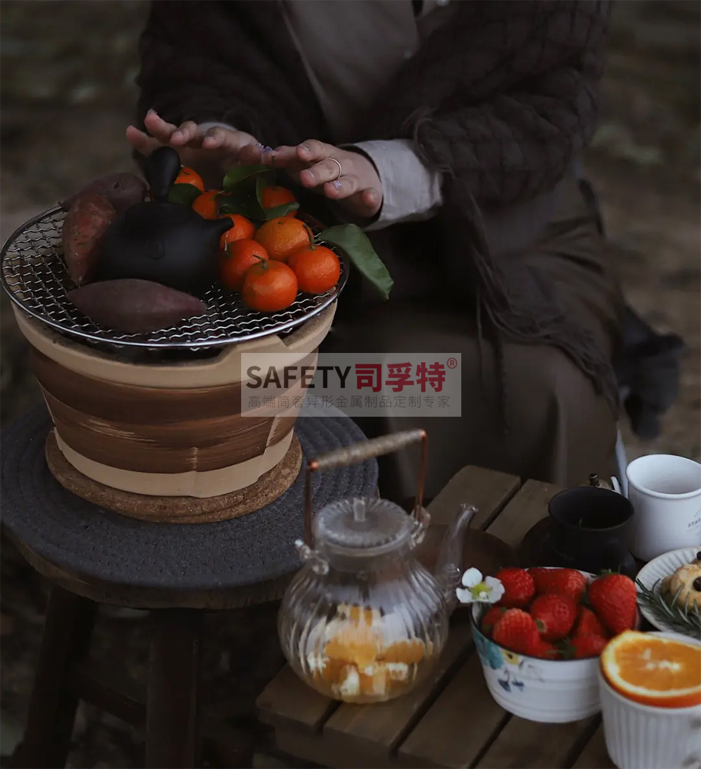 圍爐煮茶小貼士：火災、中毒、燙傷需防范[精制鋼圍爐茶桌](圖3)