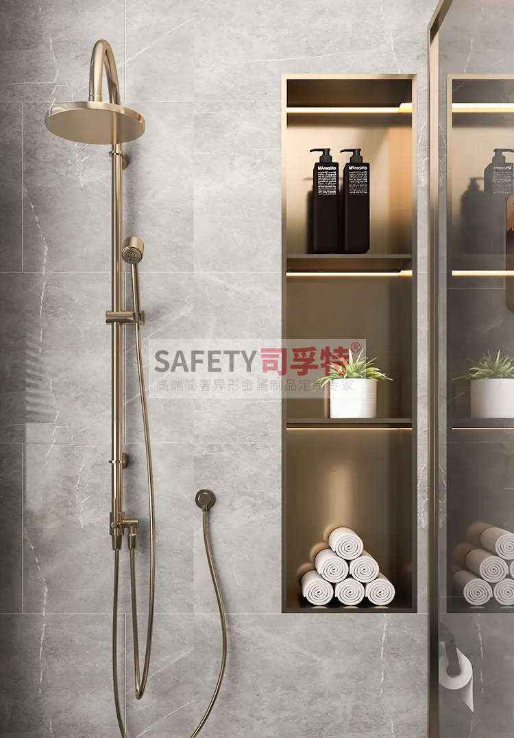 現(xiàn)代不銹鋼壁龕，墻內(nèi)收納空間設(shè)計首選[司孚特不銹鋼壁龕](圖1)