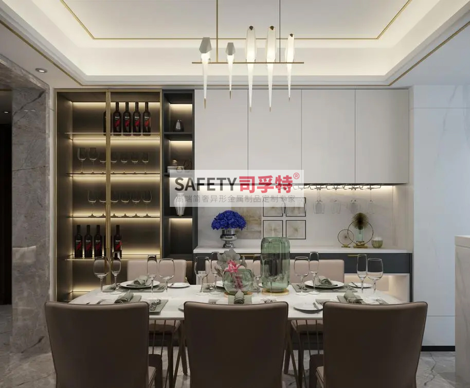 不銹鋼酒柜作用大嗎？小家庭裝修能不能裝(圖4)